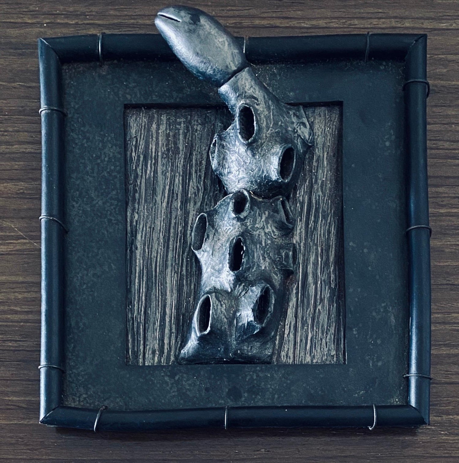 Mexican Modernist Master Silvered Cast Abstract Sculpture Relief Gunther Gerzso