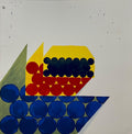 Abstract Minimalist Color Silkscreen Print Richard Smith On The Bowery Pop Art