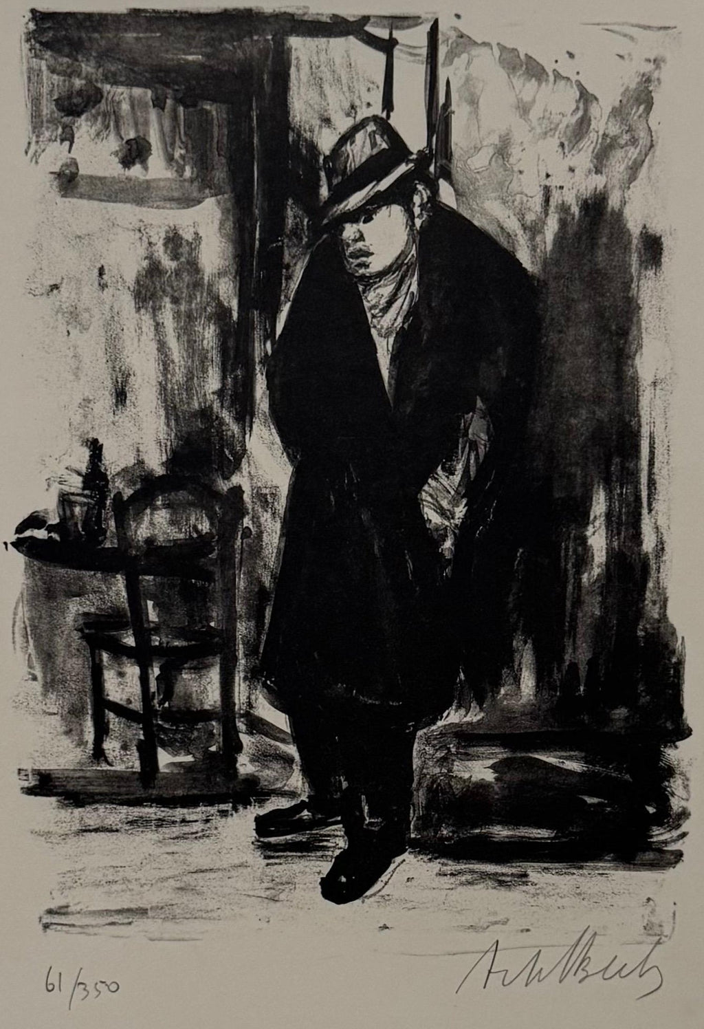 Lithuanian French Artist Arbit Blatas Lithograph Jacques Lipchitz Ecole D'Paris