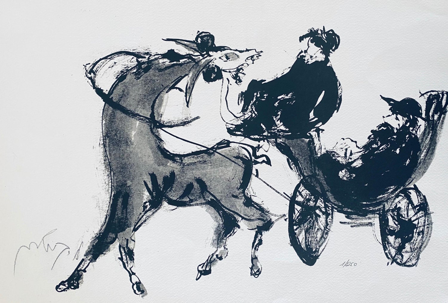 Jakob Steinhardt Jewish German Expressionist Lithograph Israeli Early Bezalel