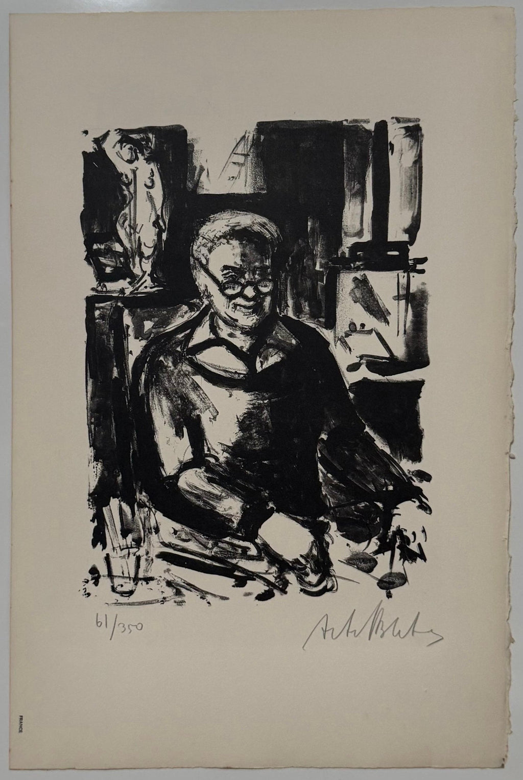 Lithuanian French Artist Arbit Blatas Lithograph Raoul Dufy School of Paris