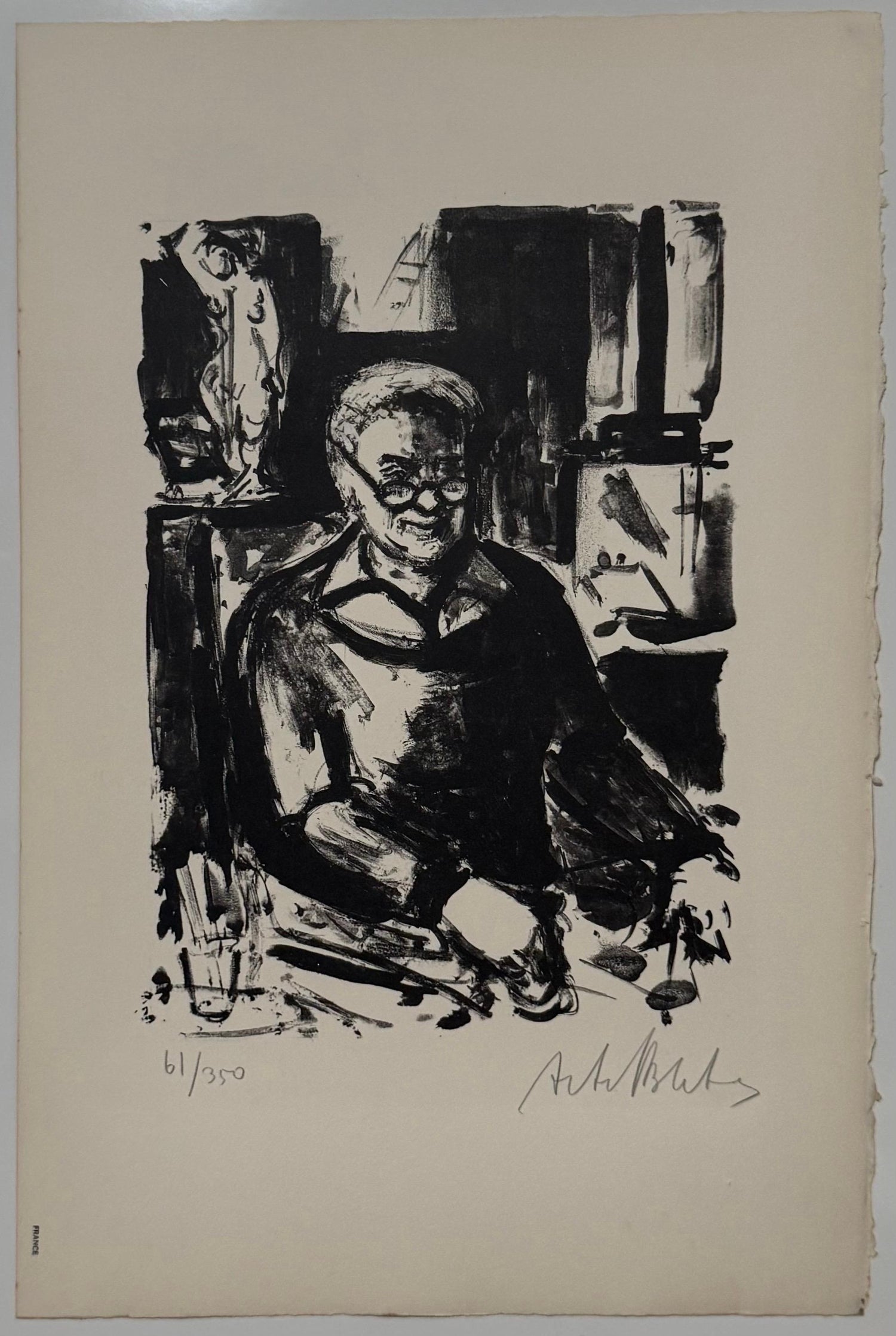 Lithuanian French Artist Arbit Blatas Lithograph Raoul Dufy School of Paris