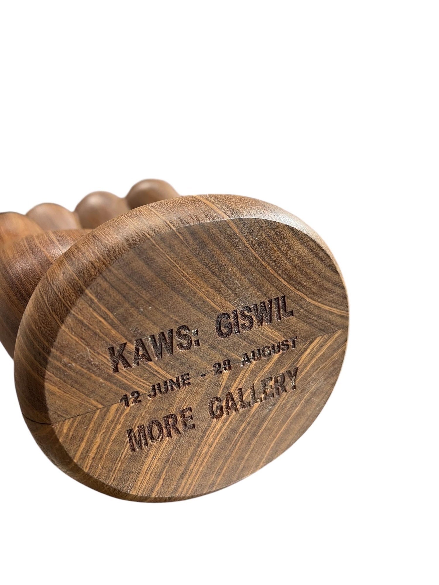 Rare Carved Wood Kaws Hand Sculpture More Gallery Switzerland Wooden Toy Art