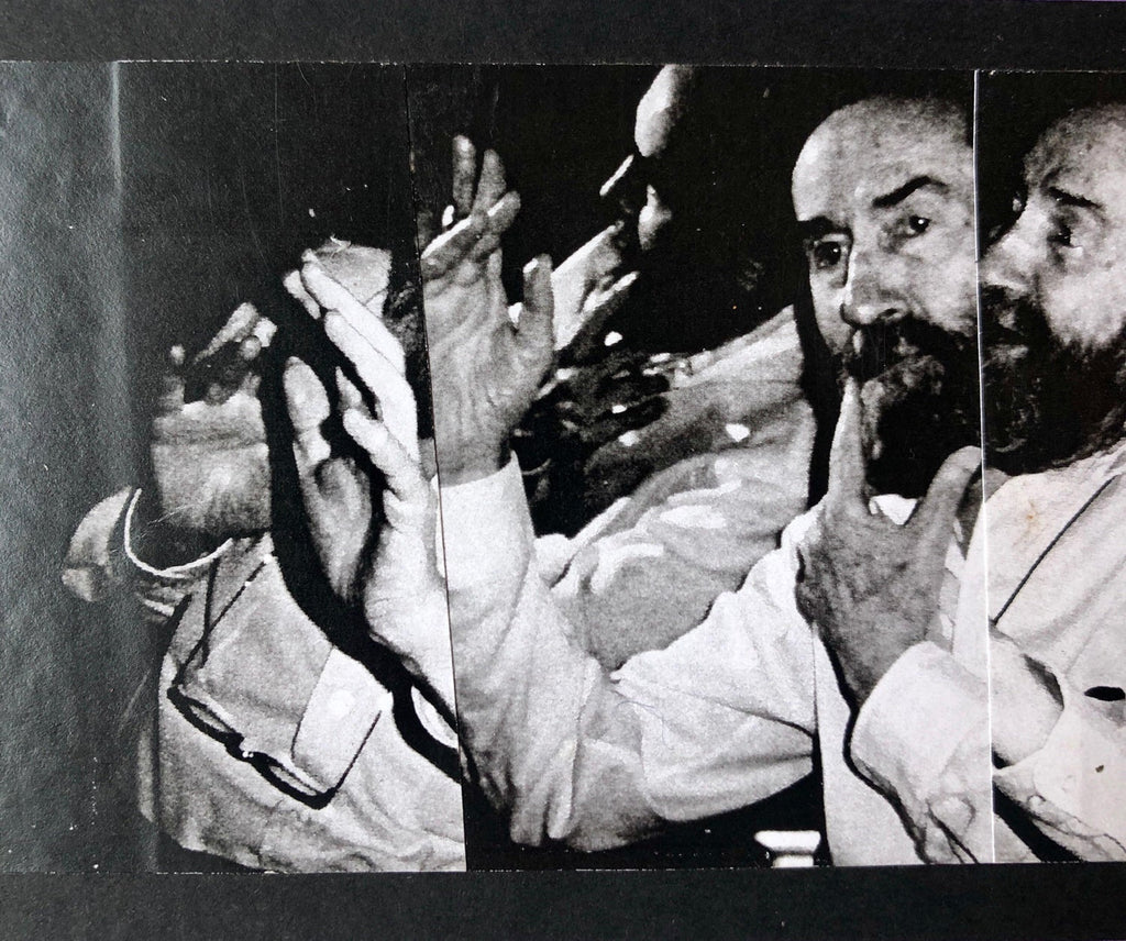 Vintage Abstract Expressionist Hyman Bloom Photo Collage Assemblage Photograph