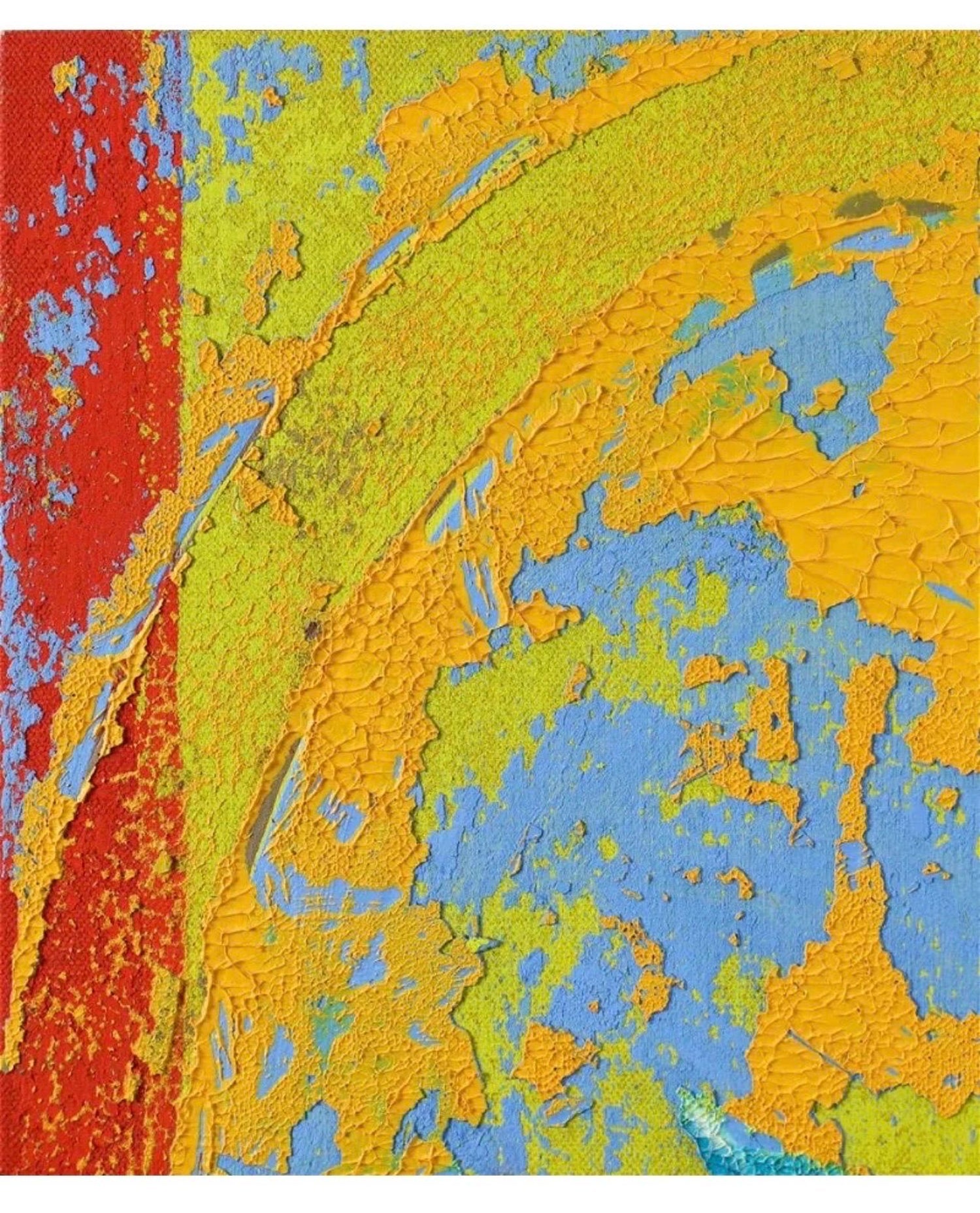 Contact Painting Twins Abstract Expressionist Diptych OIl Painting Rainer Gross