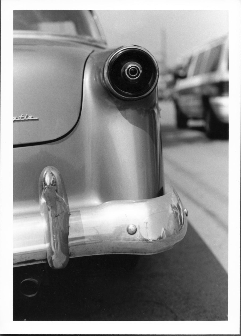 Vintage Silver Gelatin Old Car Wreck Photographer Nona Hatay