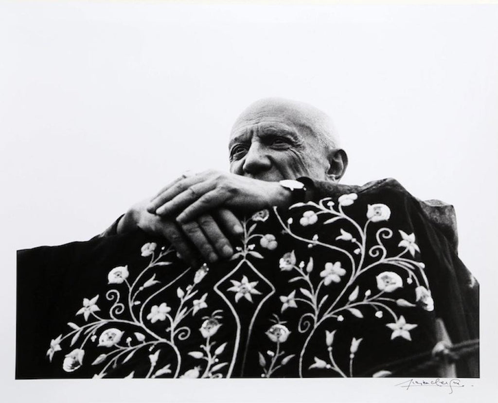 Silver Gelatin Photograph Hand Signed Photo Pablo Picasso Feria Lucien Clergue