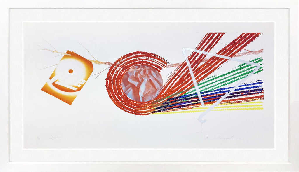 Large American Pop Art Abstract Aquatint Etching James Rosenquist Just Desert
